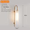 Modern Nordic Glass Pendant Ceiling Lamp – E27 LED Ceiling Light Fixture for Bedroom and Living Room