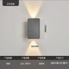 Modern Brushed Aluminum LED Wall Lamp for Indoor Use