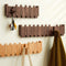 Luxury Wall-Mounted Wooden Coat Rack – Piano Design Entryway Organizer for Keys, Hats & Coats