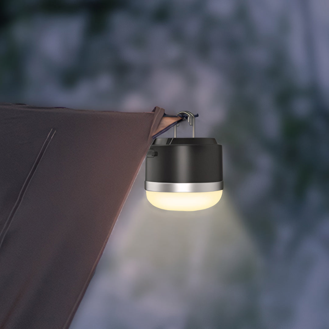 Camping Lantern Rechargeable USB-C LED Power Bank SOS Flashlight Magnetic Aluminum