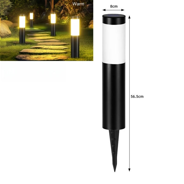 Solar Stainless Steel LED Garden Pathway Lights – Weatherproof Outdoor Decor