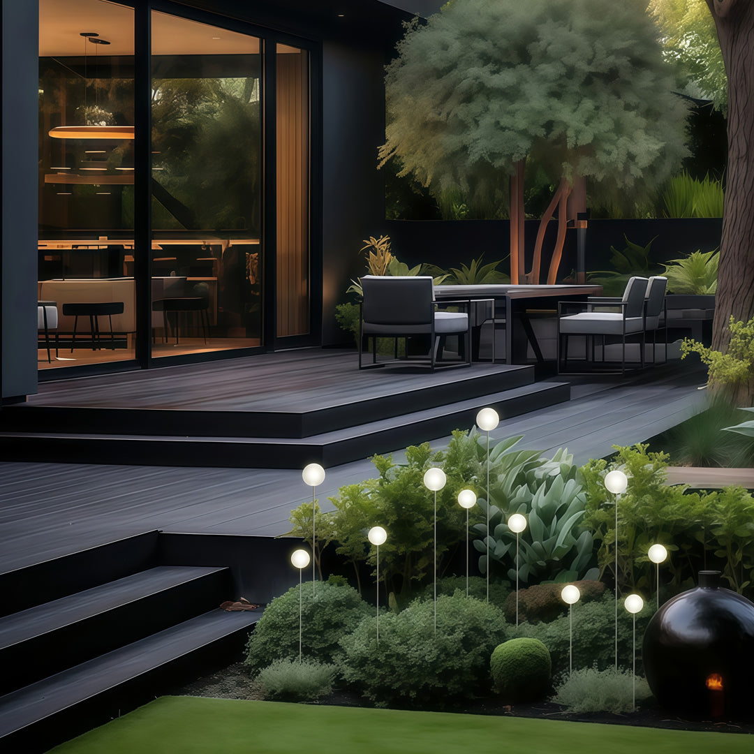 LED Pathway Lights Reed Design Outdoor Waterproof Garden Path Lights