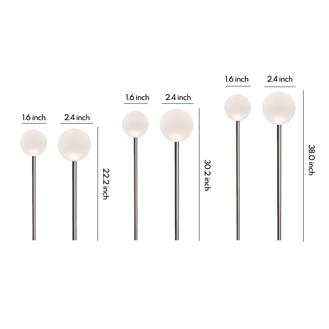 LED Pathway Lights Reed Design Outdoor Waterproof Garden Path Lights