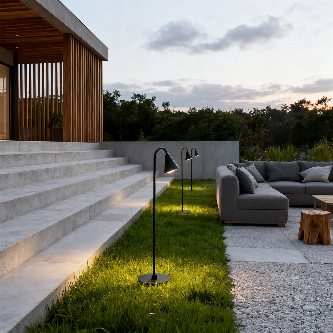 Pathway Light LED Outdoor Waterproof Aluminum Glass Garden Landscape Lighting