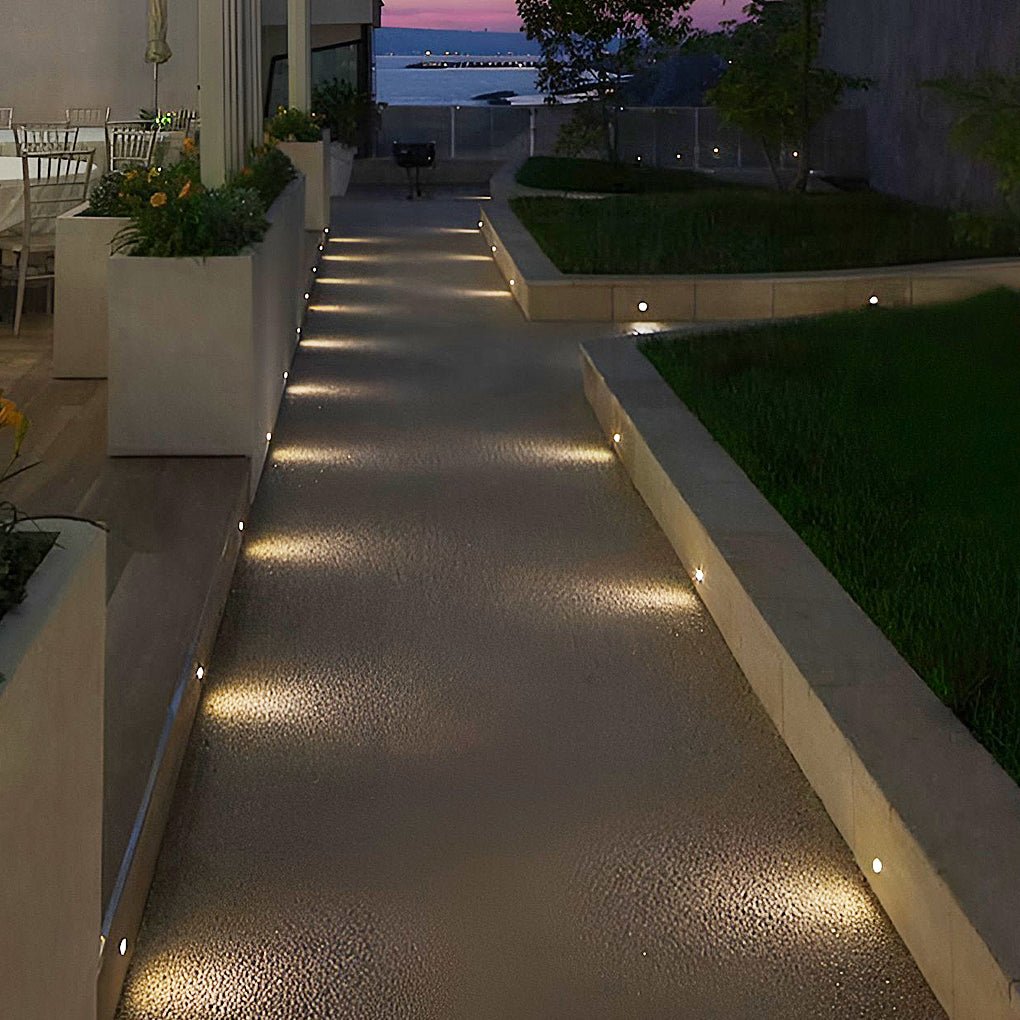 LED Ground Lights Outdoor White Stainless Steel LED Deck Light