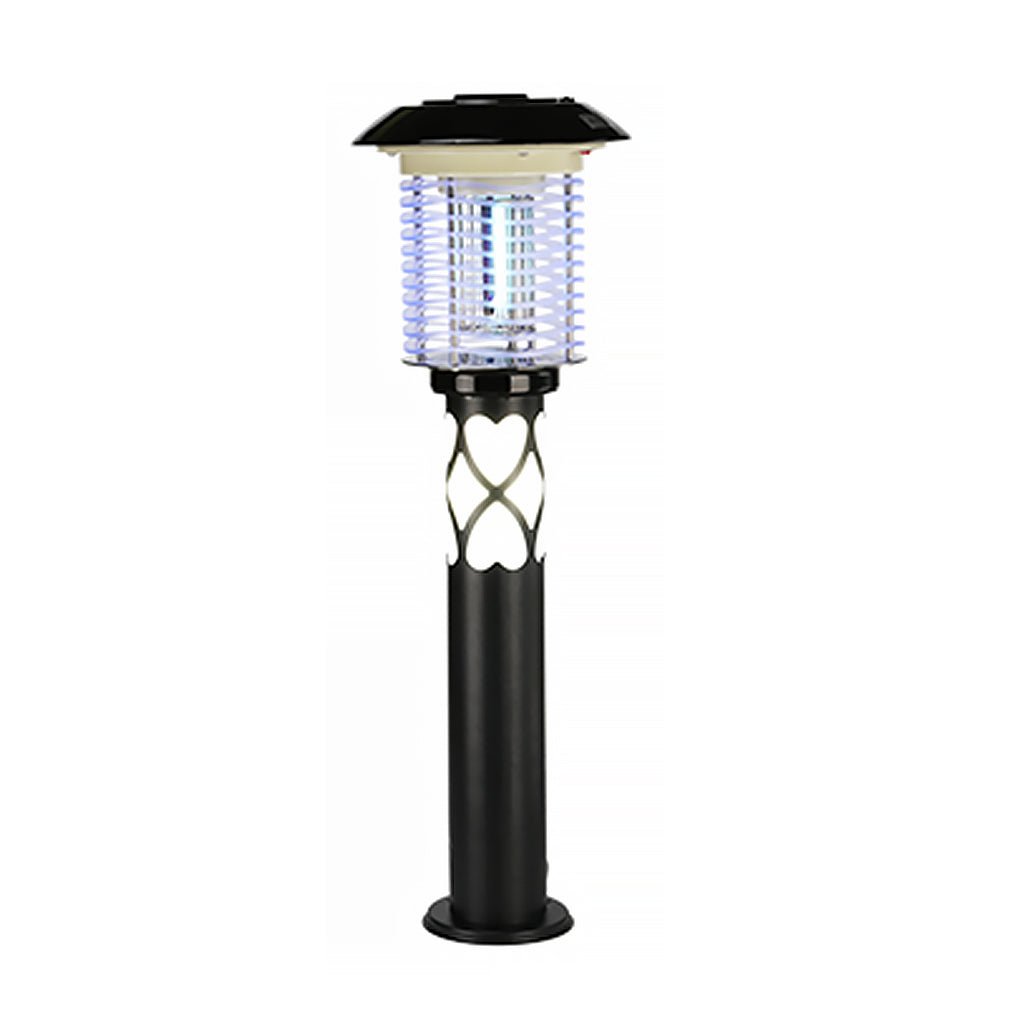Solar Mosquito Killer Lamp Outdoor Garden Light Bug Zapper Waterproof Stainless Steel Courtyard