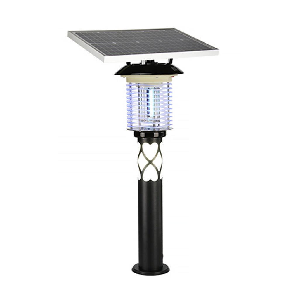 Solar Mosquito Killer Lamp Outdoor Garden Light Bug Zapper Waterproof Stainless Steel Courtyard