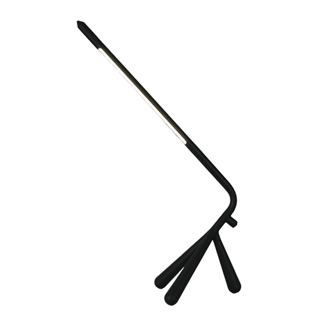 Desk Lamp Three Legged LED Dimmable Touch USB-C Iron Aluminum Minimalist Study Office