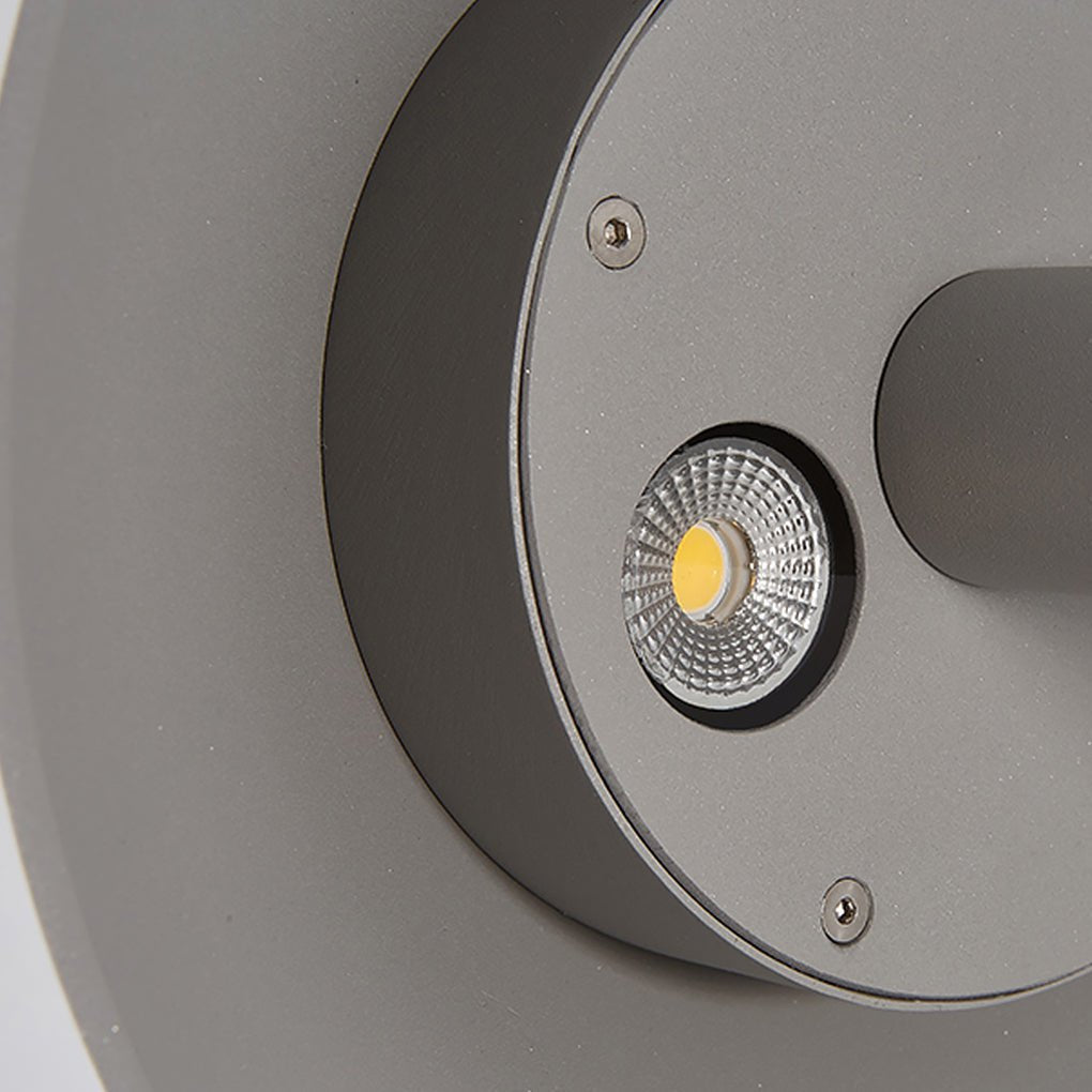 Outdoor LED Post Light Aluminum Glass Minimalist Modern Garden Pathway Courtyard Lamp