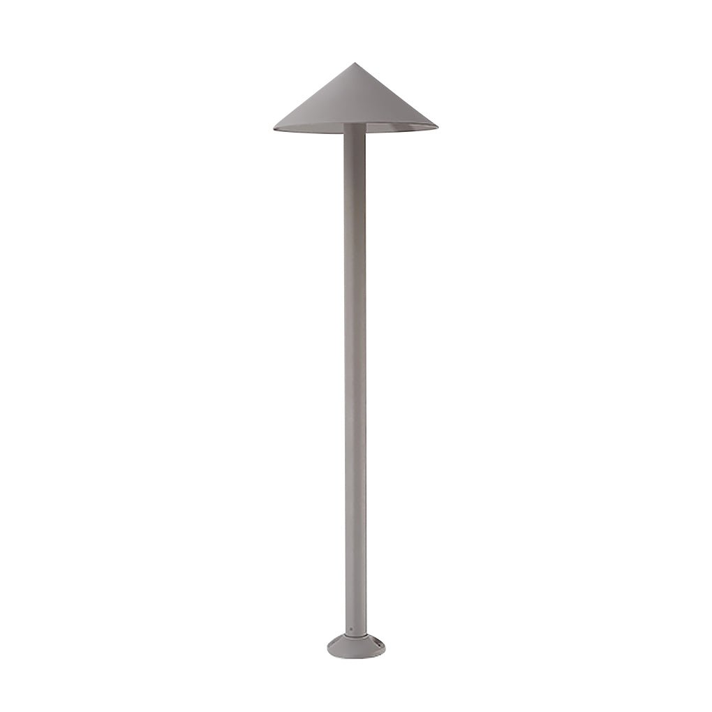 Outdoor LED Post Light Aluminum Glass Minimalist Modern Garden Pathway Courtyard Lamp