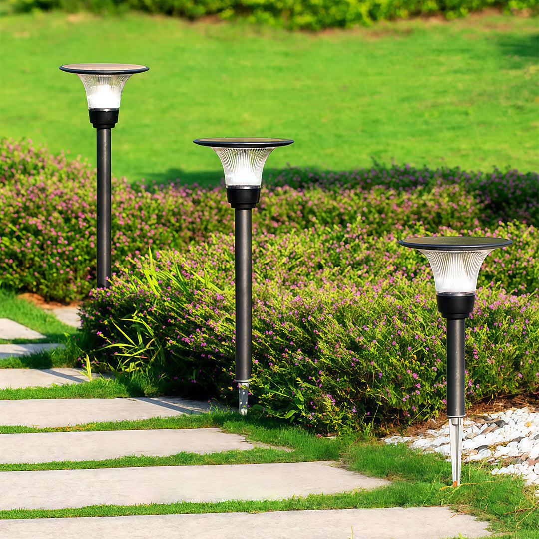 Pathway Light Solar LED Outdoor Waterproof Aluminum Garden Landscape Stake Lighting