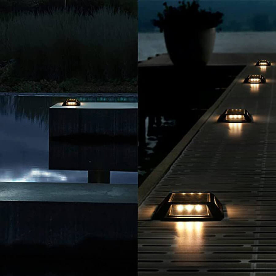 Outdoor LED Solar Deck Lights Heavy Duty Waterproof In Ground Path Light