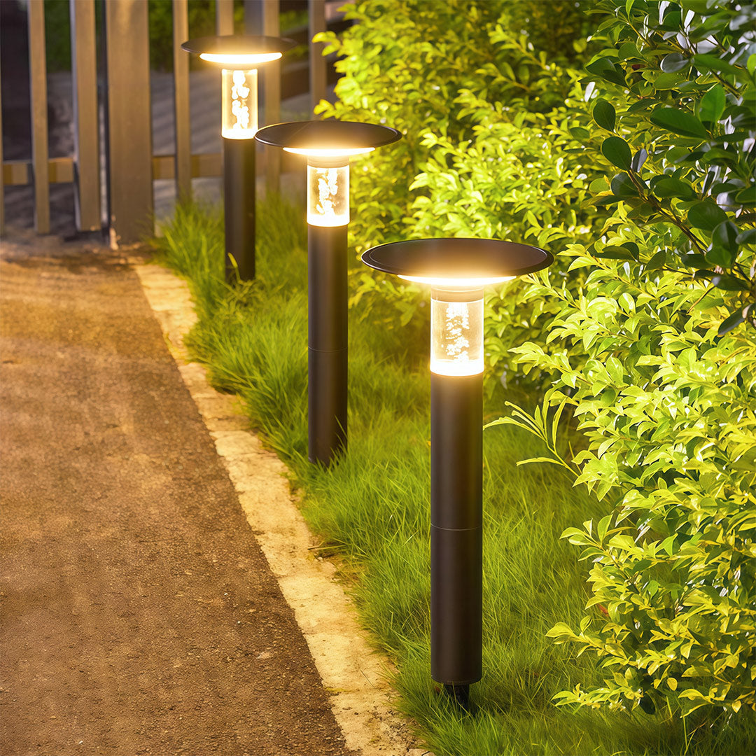 Pathway Light Solar LED Outdoor Waterproof Aluminum Garden Walkway Stake Lighting