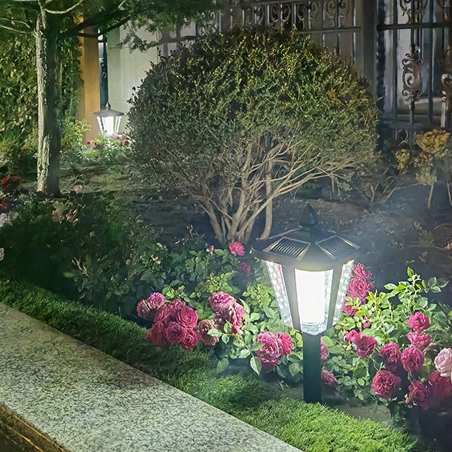 Pathway Light Solar LED Outdoor Waterproof Garden Lawn Stake Lighting Adjustable Height