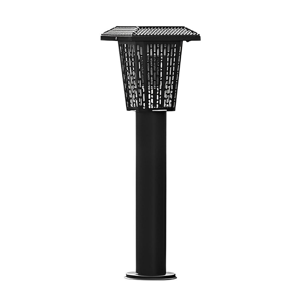 Solar Mosquito Repellent Light Outdoor Bug Zapper LED Garden Patio Metal Stake Lamp