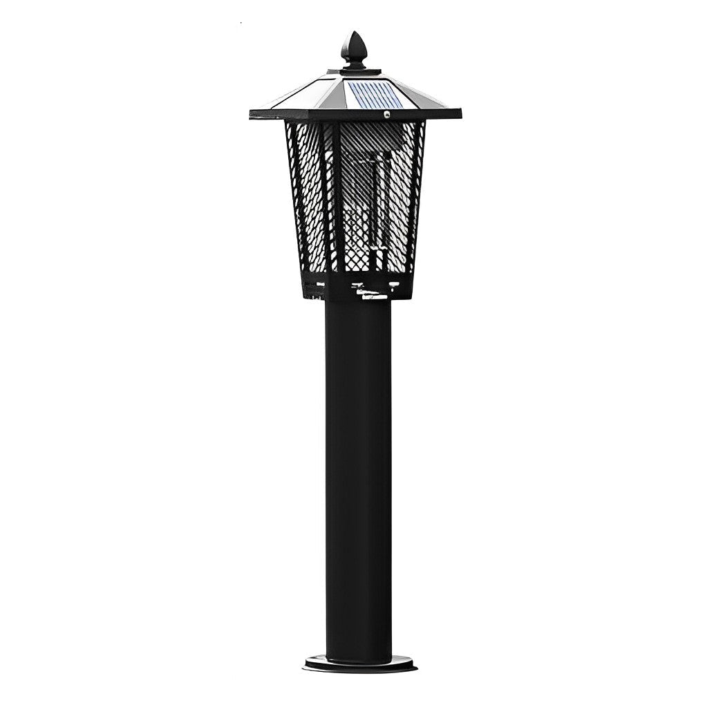 Solar Mosquito Repellent Light Outdoor Bug Zapper LED Garden Patio Metal Stake Lamp