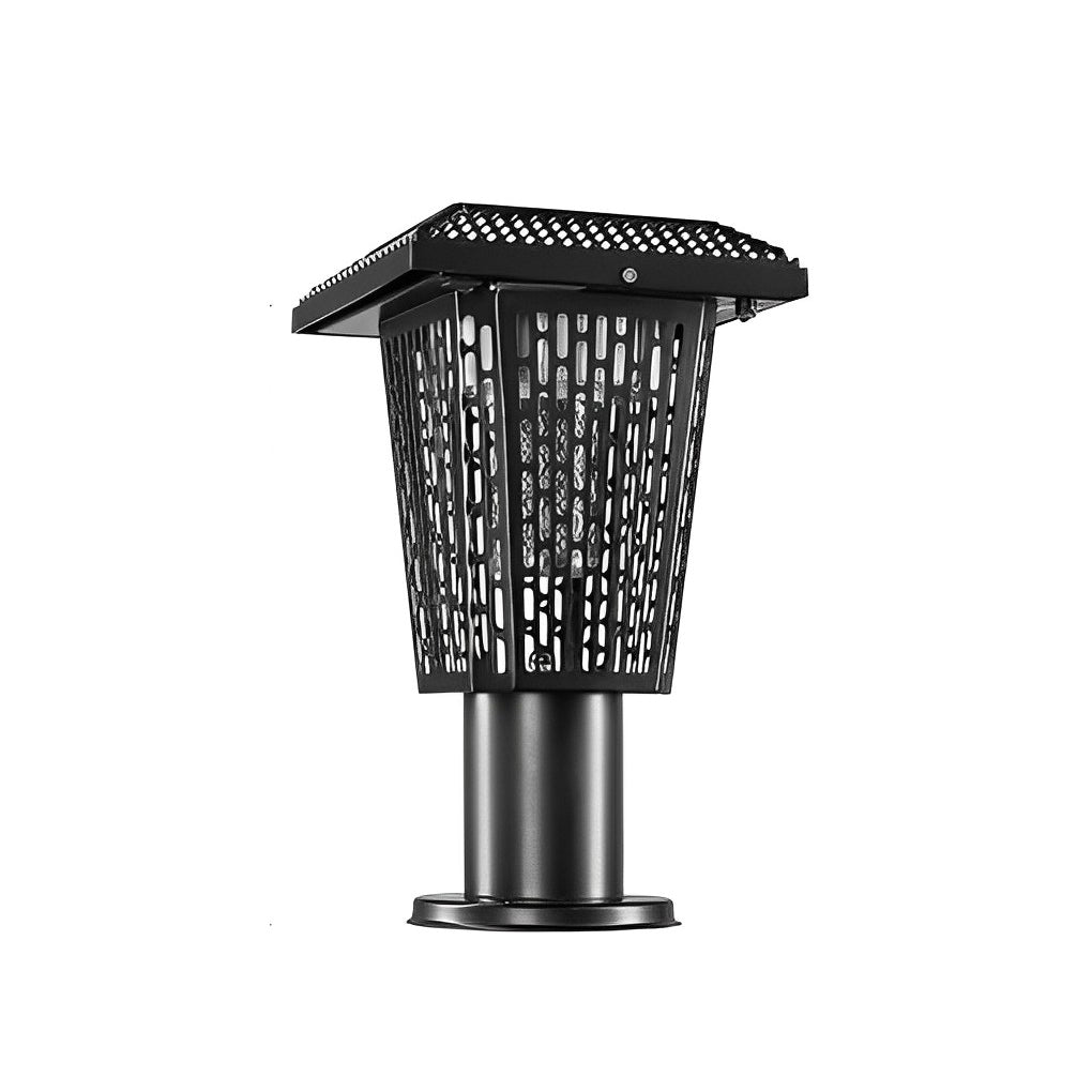 Solar Mosquito Repellent Light Outdoor Bug Zapper LED Garden Patio Metal Stake Lamp