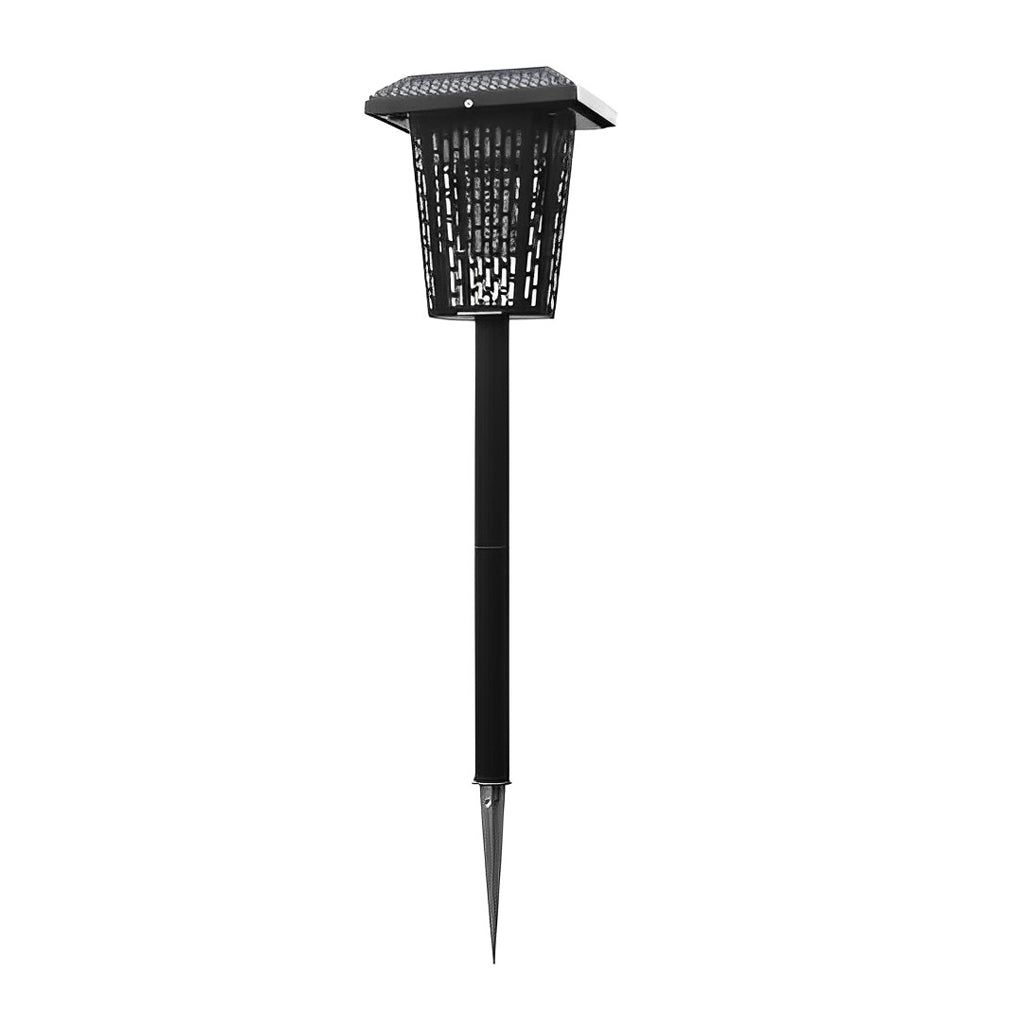 Solar Mosquito Repellent Light Outdoor Bug Zapper LED Garden Patio Metal Stake Lamp