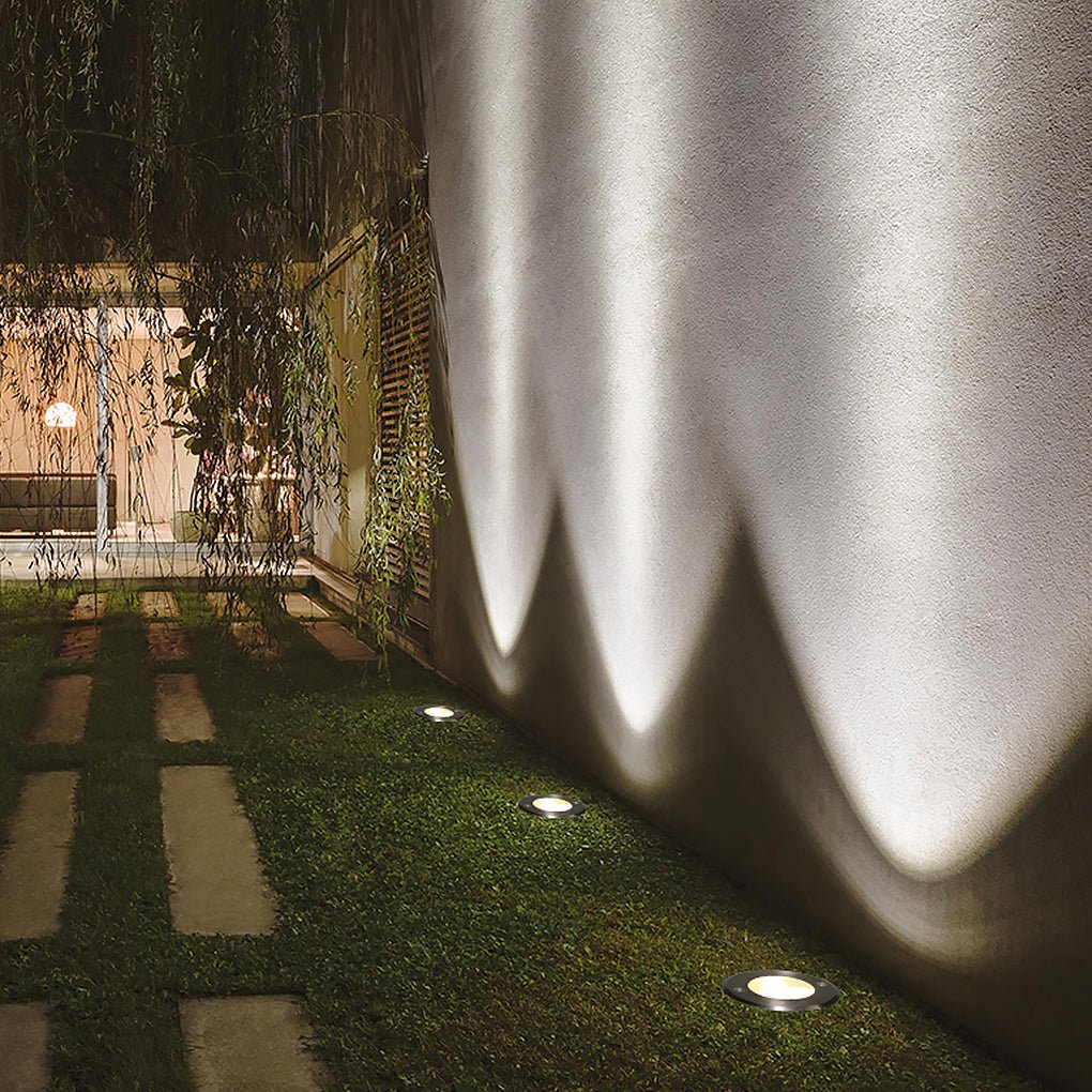 In Ground Well Light LED Waterproof Stainless Steel Recessed Deck Pathway Lighting