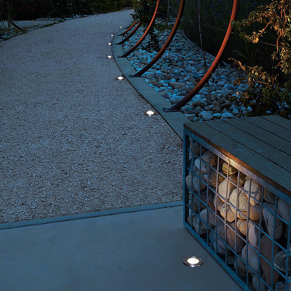In Ground Well Light LED Waterproof Stainless Steel Recessed Deck Pathway Lighting