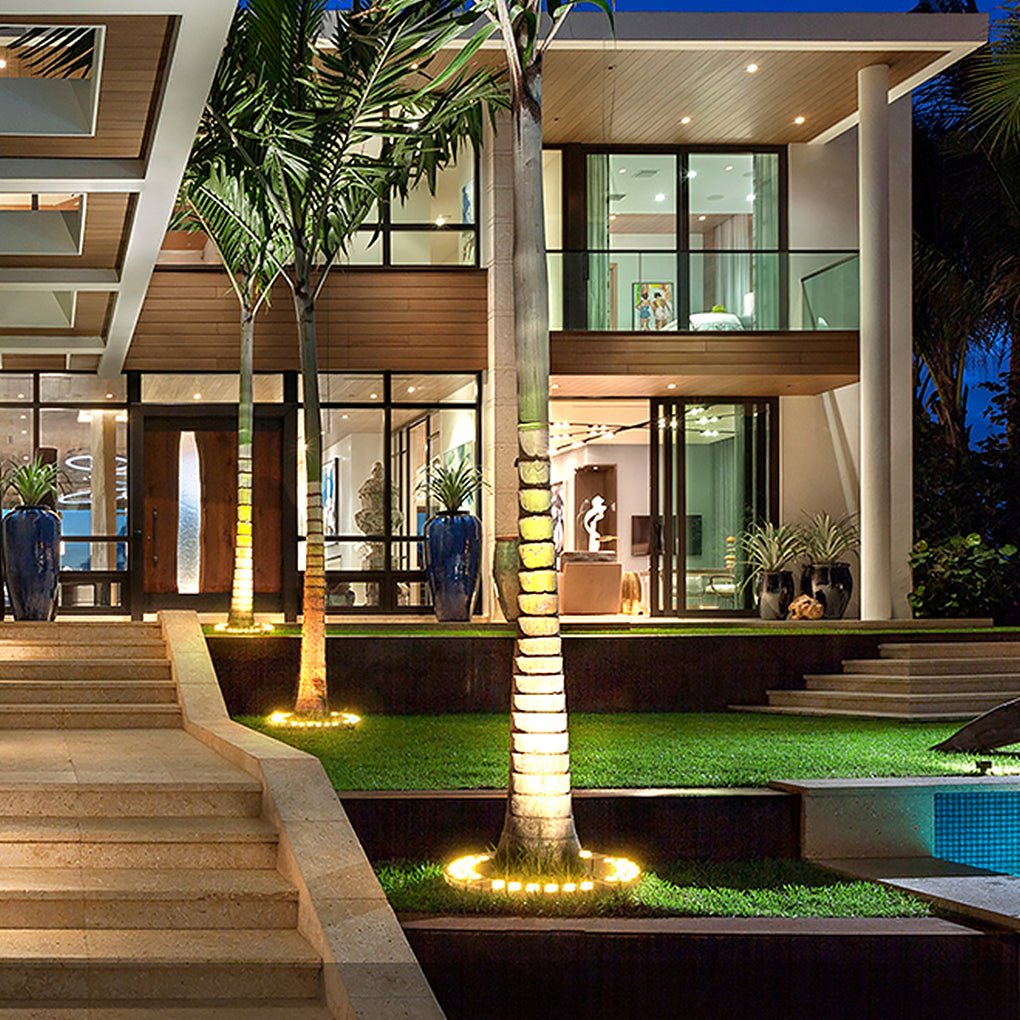 Tree Ring Light Waterproof Outdoor LED Aluminum Landscape Garden Lighting