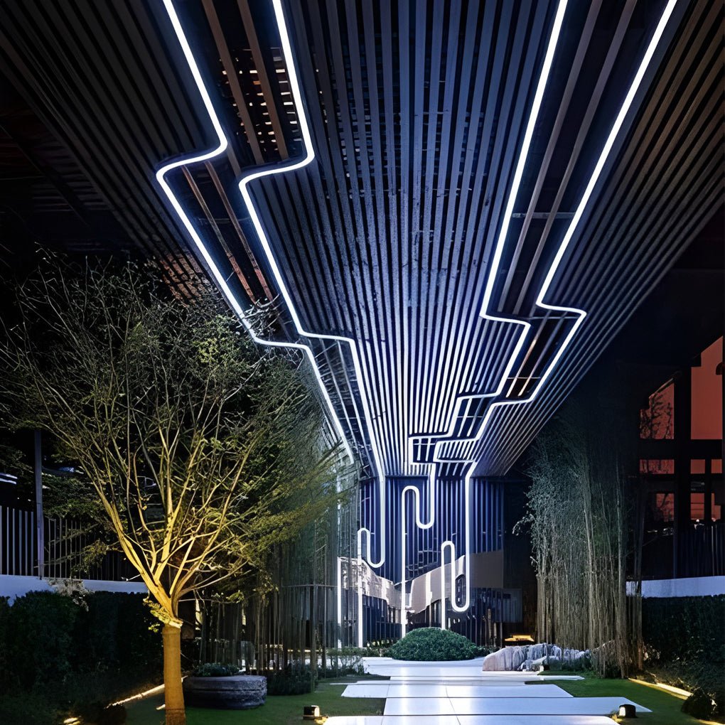 Outdoor LED Strip Lights Silicone Flexible Cuttable Linear Light Waterproof 24V