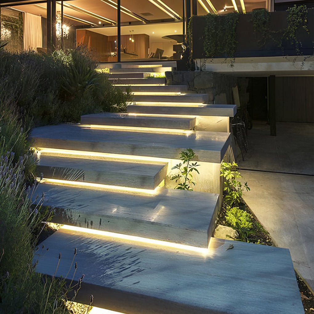 Outdoor LED Strip Lights Silicone Flexible Cuttable Linear Light Waterproof 24V