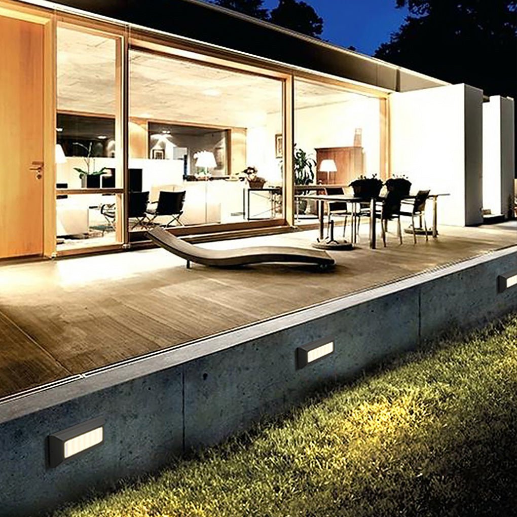 Outdoor LED Step Light Horizontal Aluminum Wall Light Waterproof 9 Inch