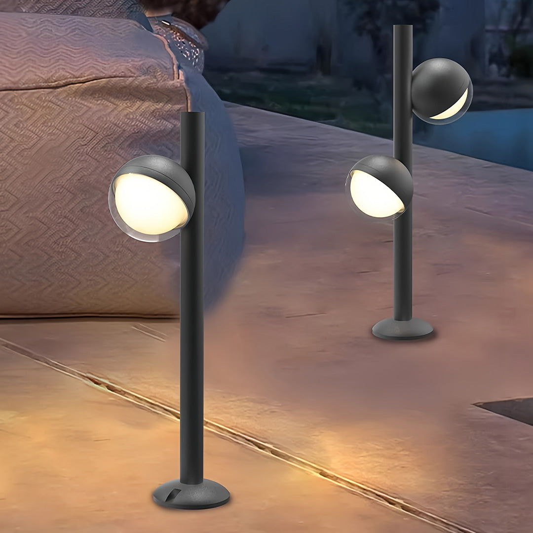 Modern Minimalist Black Pathway Landscape Lighting