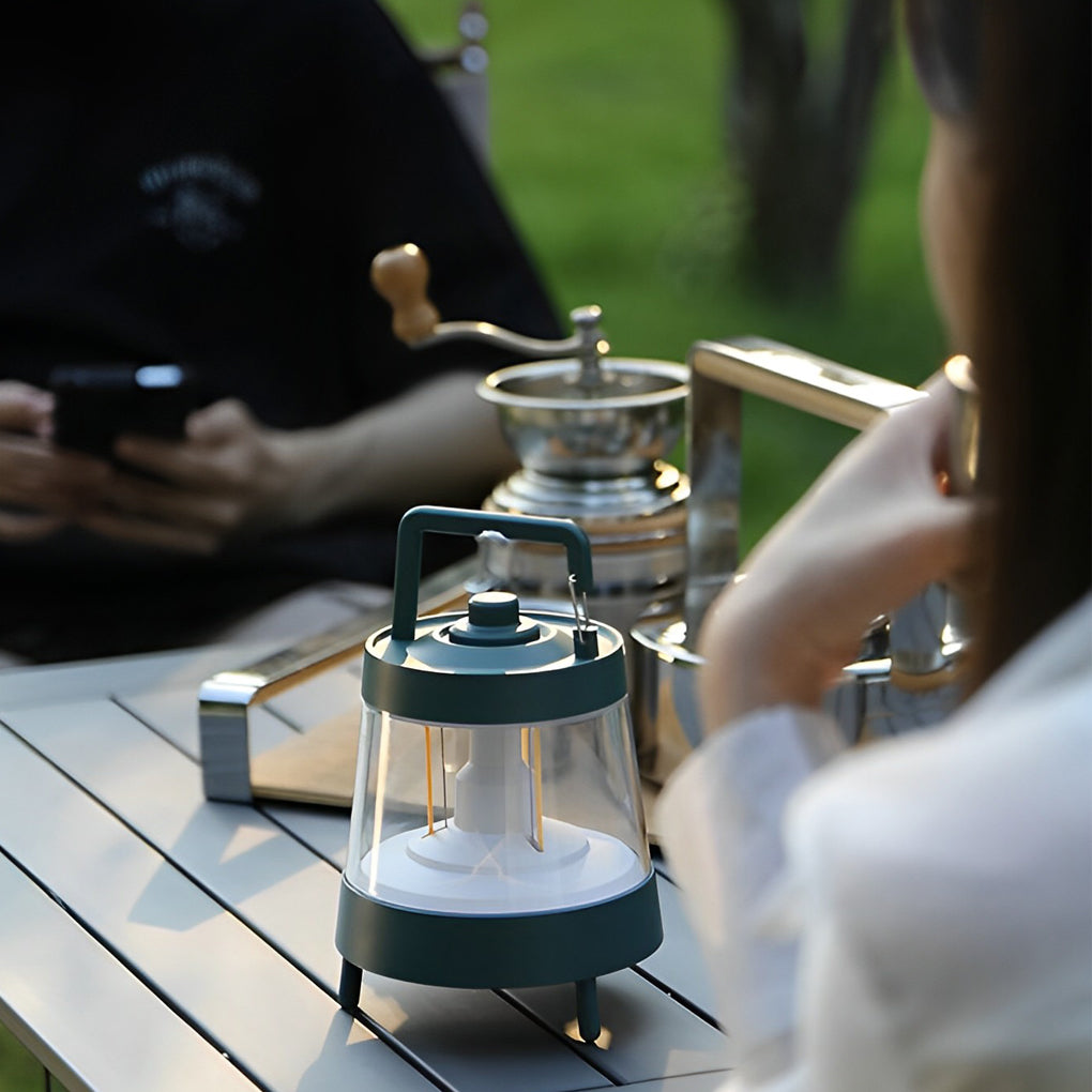 Portable Camping Lantern Rechargeable LED Dimmable Power Bank Mosquito Repellent Patio