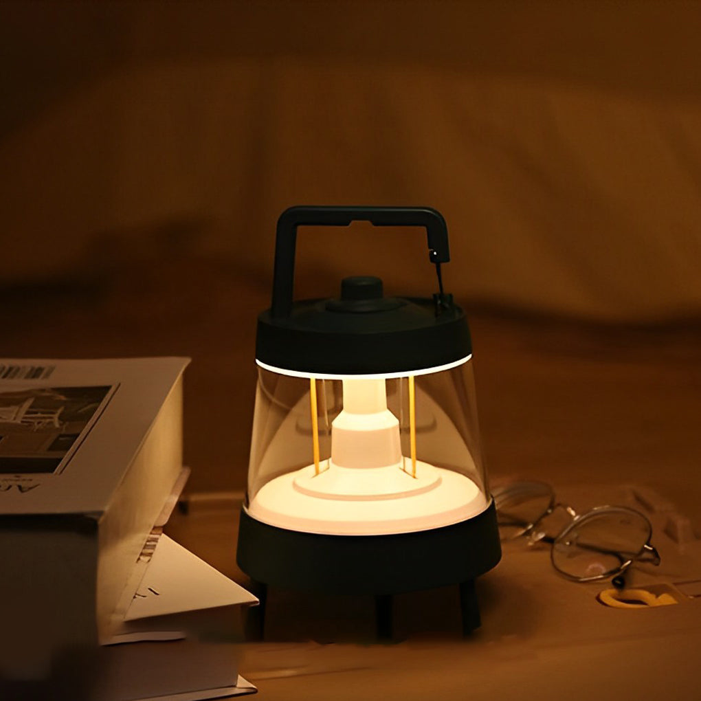 Portable Camping Lantern Rechargeable LED Dimmable Power Bank Mosquito Repellent Patio