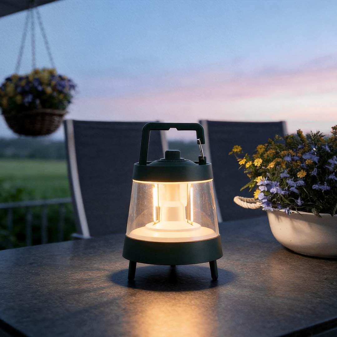 Portable Camping Lantern Rechargeable LED Dimmable Power Bank Mosquito Repellent Patio