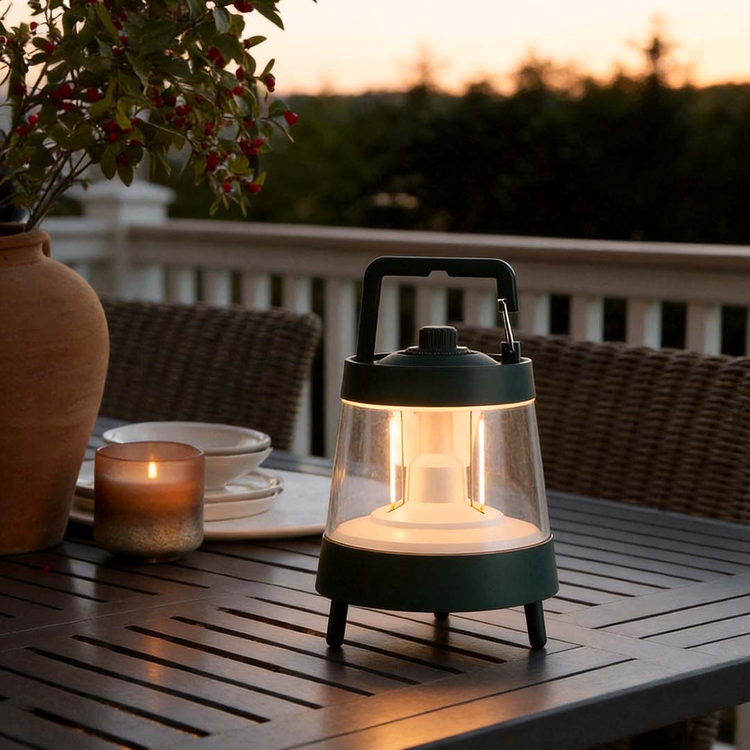 Portable Camping Lantern Rechargeable LED Dimmable Power Bank Mosquito Repellent Patio