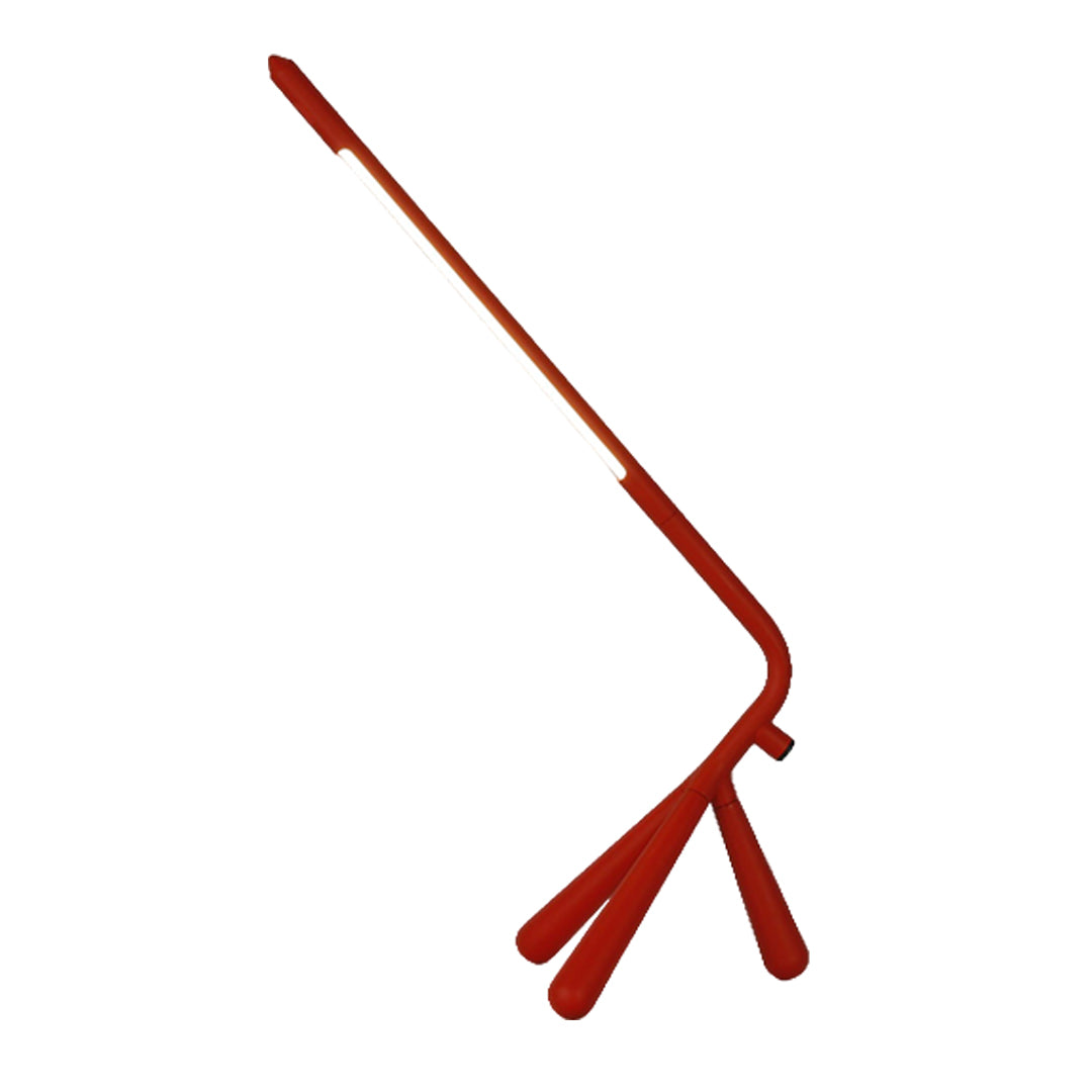 Desk Lamp Three Legged LED Dimmable Touch USB-C Iron Aluminum Minimalist Study Office