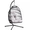 Premium Hanging Egg Chair – Rattan Swing Hammock with Cushions for Indoor & Outdoor Use