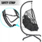 Premium Hanging Egg Chair – Rattan Swing Hammock with Cushions for Indoor & Outdoor Use