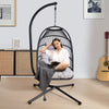 Premium Hanging Egg Chair – Rattan Swing Hammock with Cushions for Indoor & Outdoor Use