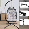 Premium Hanging Egg Chair – Rattan Swing Hammock with Cushions for Indoor & Outdoor Use