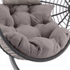 Premium Hanging Egg Chair – Rattan Swing Hammock with Cushions for Indoor & Outdoor Use