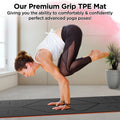 Thick Non-Slip TPE Yoga Mat for Fitness and Gymnastics
