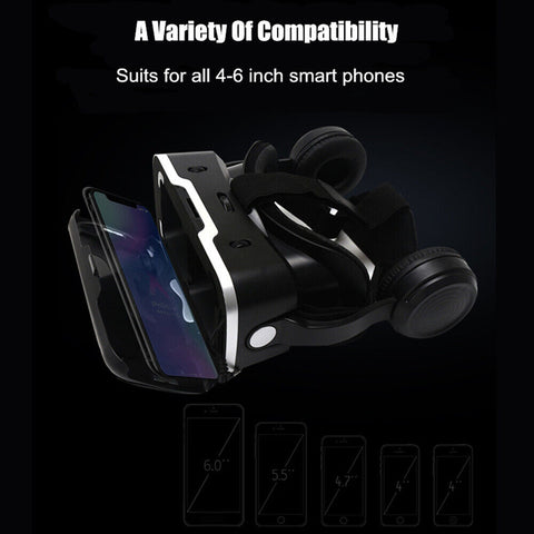 Smartphone 360° VR Headset Goggles With Bluetooth Remote Control