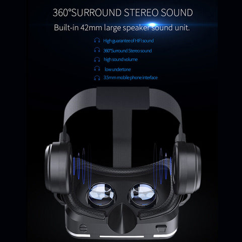 VR Headset Goggles, 360° Experience, 3D Virtual Reality