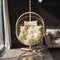 Premium Hanging Egg Chair – Rattan Swing Hammock with Cushions for Indoor & Outdoor Use