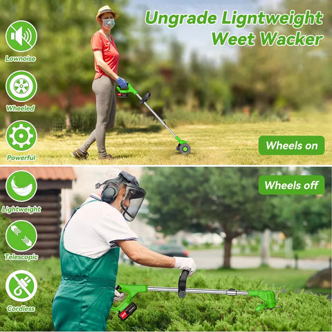 24v Powerful Electric Battery Operated Cordless Grass Trimmer