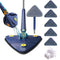 Telescopic Triangle Floor Mop – 360° Rotatable Spin Mop for Wet & Dry Cleaning