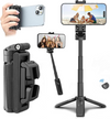 Bluetooth Selfie Stick with Tripod – 4-Section Stretchable Rotating Handle for Stable Shots