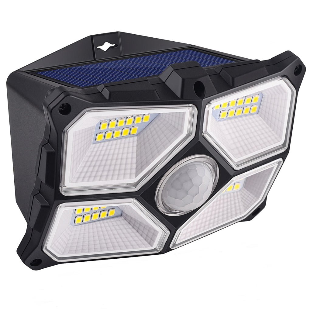 Wall Light Solar Motion Sensor LED Outdoor Waterproof Security Lighting