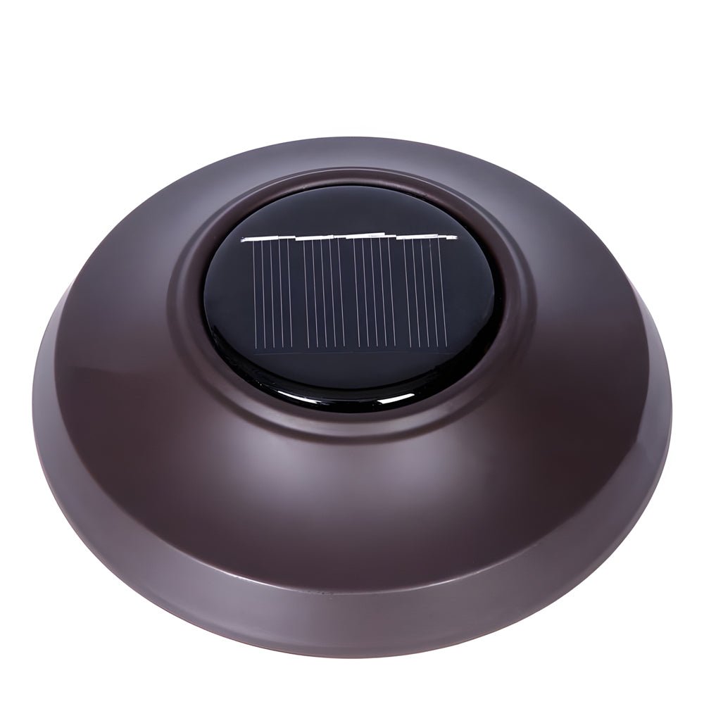 Solar Lawn Stake Lights Outdoor LED Stainless Steel Glass Retro Warm White Garden Path