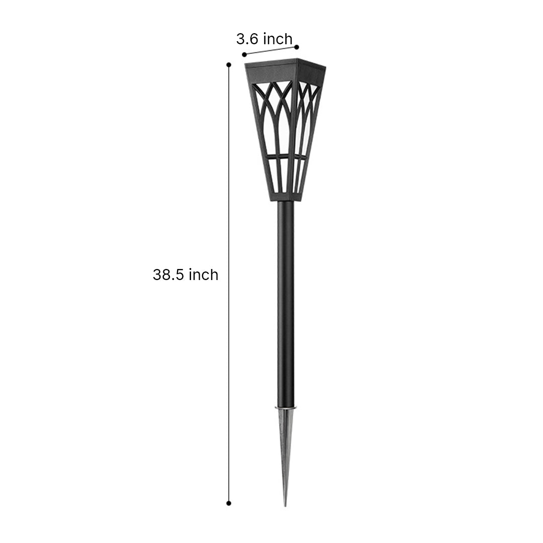 Pathway Light Solar LED Flame Effect Outdoor Waterproof Garden Stake Lighting