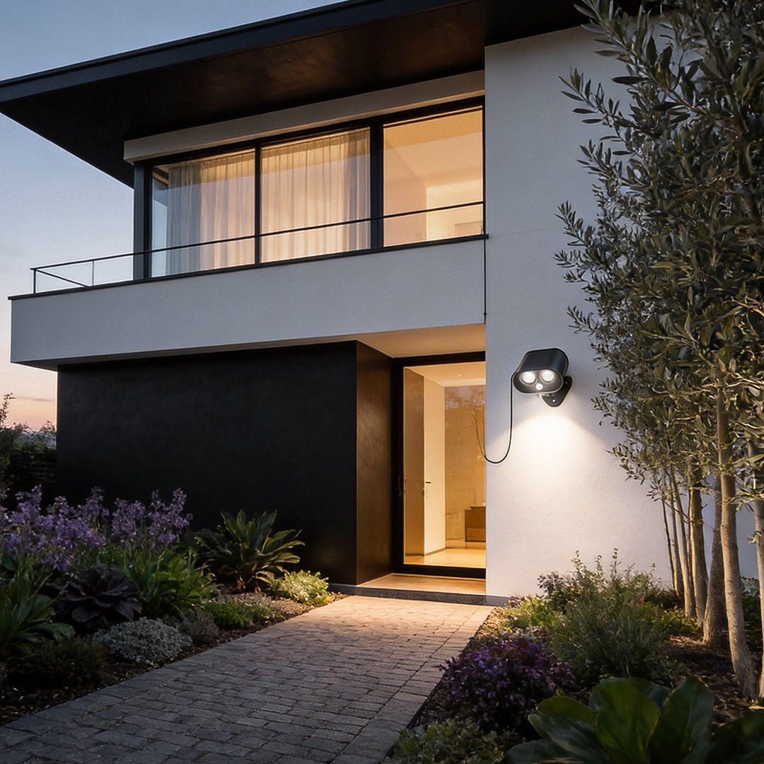 Wall Light Solar Motion Sensor LED Adjustable Waterproof Outdoor Security Lighting